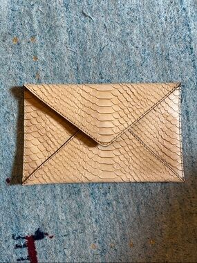 Loeffler Randall Leather Envelope Clutch